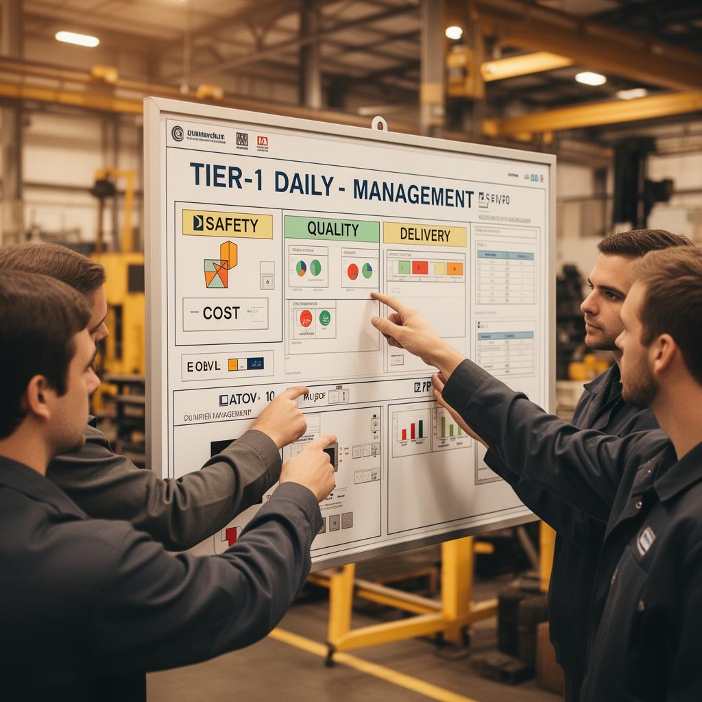 Daily tier-1 management huddle
